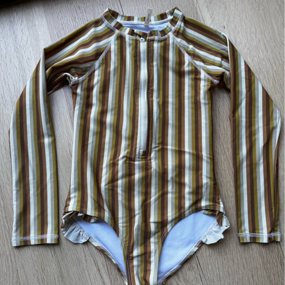 Rylee + Cru Multicolor Striped Kids Bodysuit